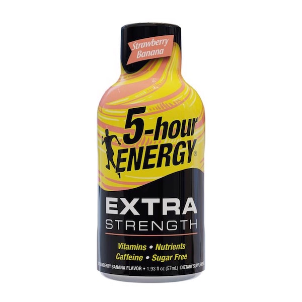 Extra Strength Sugar Free Strawberry/Banana Energy Shot 1.93 Oz